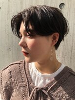 毛流れハンサムショート