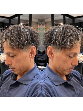 髪屋 紬 メンズ/メンズカット/ツイスト/ホワイトメッシュ