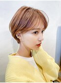 ショート/ワンカールパーマ/似合わせカット/メルティカラー