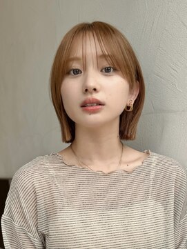 ミィ 表参道(mee.) 似合わせカット ボブヘア 縮毛矯正 ミニボブ 切りっぱなしボブ