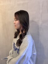 ヘアサロン エン(hair salon en.)&nbsp;アッシュブラウン×ペールピンク
