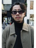 メンズ癖毛活かし 外国人風 メンズヘア 銀座 有楽町