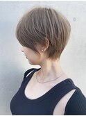 ショートボブ髪型30代40代50代前髪あり前髪なし面長丸顔【倉田】