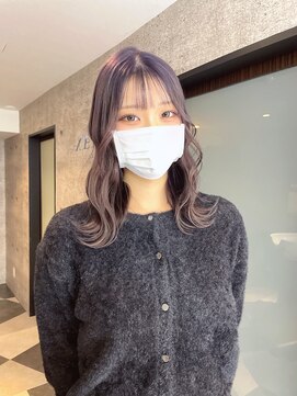 ジーナ 名駅(XENA.) 《XENA/YURI80》ラベンダーグレージュ/中明度カラー/ブリーチ