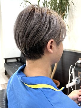 アルファ(alpha) スパイキー/スペインカール/韓国マッシュ/ブルーブラック