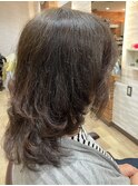 セミロングレイヤー