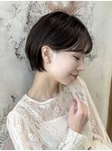 地毛風縮毛矯正美髪髪質改善ショートボブ　新宿