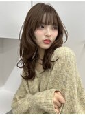 透明感ブラウン&レイヤーカット