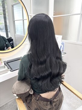 ルーム 郡山店(ROOM) 地毛風♪ダークオリーブグレージュ×髪質改善カラー◎