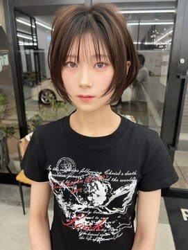 サンド 大阪梅田(sand) @shin__sandボブウルフ/ネビージュ/小顔/ワンレン/大阪梅田