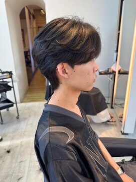 アイコニック 日進梅森台店(ICONIQ) メンズ/メンズカット/フェザーパーマ/ニュアンスパーマ