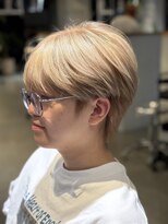 バルバオ サロンドベレーザ 大須(BALBAO salon de belleza) ハイトーンシースルーマッシュ