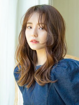 ロンド ルージュ 銀座店(Lond rouge) 暗めカラー/レイヤーカット/マロンベージュ/くすみベージュ/銀座