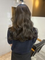 ヌープヘアーアイス(NUUP.hair ici)&nbsp;20代30代髪質改善カラー暗髪冬カラーグレージュレイヤー小顔