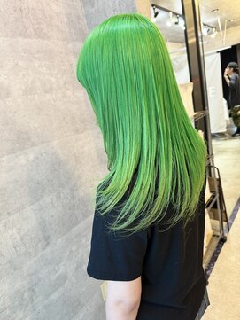 レイヤー＋ライムグリーン