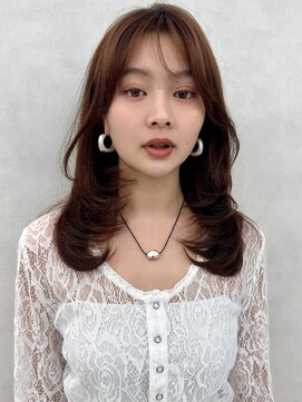 エジョン 三鷹店(Aejon) 三鷹レイヤーカット韓国ダブルカラー顔周り前髪カットボブ