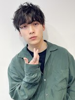 レトン 銀座(leton)&nbsp;フェザーパーマ/シャドウパーマ/センターパート/メンズ