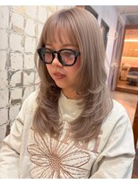 ジルフラン(JILL franc) ブロンドベージュ3/5ハッシュカット
