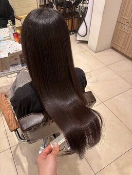 フォルテ 横浜店(FORTE) チョコレートカラー×髪質改善パールプラチナトリートメントで