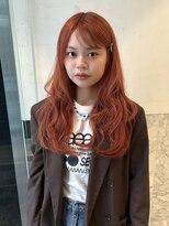 アクシス 栄店(`AXIS)&nbsp;奈川/ワンホンレイヤー/ミルクティーブロンド/ダークブルー/栄