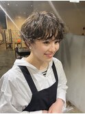 くせ毛風ショートパーマ