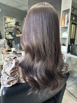ルイス(L'wis)&nbsp;ブリーチなし透明感ラベージュカラー♪朝長