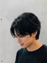 アッシュ 八王子みなみ野店(Ash)&nbsp;センターパート×フェザーパーマ　八王子みなみ野