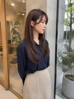 ラナ(LaNA)&nbsp;耳かけで楽しむ艶ブラウンのロングヘア