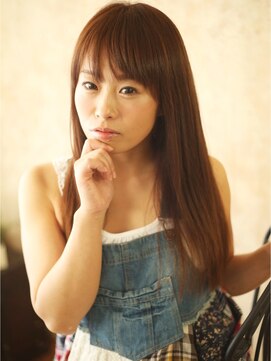 モニカ 横須賀中央店(Monica) オイルストレートパーマでガーリーロングスタイル