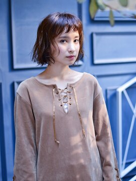 メイクス 表参道(MAKE'S omotesando) スタイリング簡単！ラフなワンカールボブ