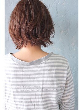 ソルト(Salt) <Salt大名>ニュアンスカジュアルボブ×ピンクベージュ(OKABE)1