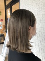 テラスヘア 新潟駅南(TERRACE hair)&nbsp;透明感ミルクティーグレージュ(ブリーチあり)