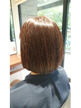 アース 国立店(HAIR&MAKE EARTH) 艶感極細ハイライトボブ