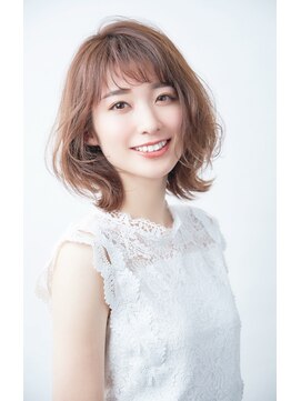 カイノ 福岡天神店(KAINO) ゆるふわ外ハネナチュラルウルフボブ