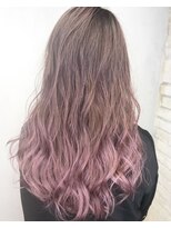 エイム ヘア リアム 調布店(eim hair liam) シアーピンク×グラデーション