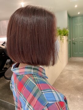 ロンド ロビン 栄(Lond robin) 【Lond robin】村田直未 重ため内巻きボブ/メルティカラー