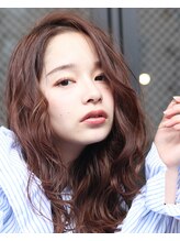 ココヘアー(coco-hair) 【coco-hair南浦和】柔らかなカールのショコラベージュスタイル