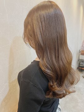 ジーナ 銀座(Zina) 髪質改善*大人かわいい巻き髪*ライトグレージュ【Zina銀座】