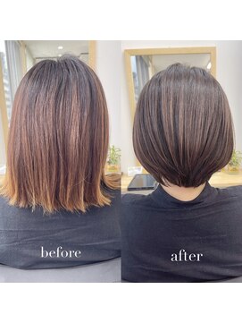 リアン 四条大宮店(Lien) 『髪質改善』カラーエステ（白髪染め、グレイカラー対応）