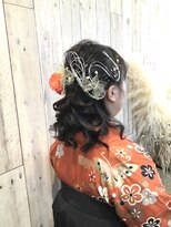 ヘアースペース ムーン(Hair Space MOON) お祝い事のヘアーセットと振袖や袴の着付けは岡山表町のムーンへ