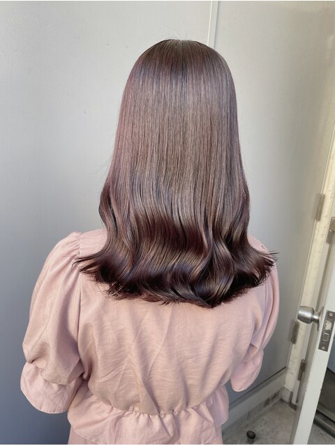 [YASU指名]ピンクカラー／チョコレートカラー髪質改善
