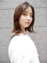 シュシュ(shushu)&nbsp;韓国風バングスタイル/オリーブベージュ【有海一生】髪質改善