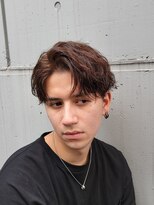 フィフス 原宿(fifth)&nbsp;ツイストスパイラルパーマ無造作マッシュコンマヘアアップバング