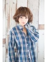 フェイス 赤羽店(face) 大人可愛いココアベージュグレージュカラーボブウルフ黒髪赤羽