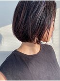 ぱつっとボブ
