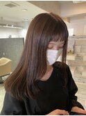 ナチュラルストレートヘア