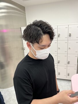 キャンディ 横浜(CANDY) ショートアップバング/ウェーブパーマ