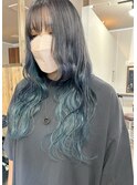 インナー×裾カラー