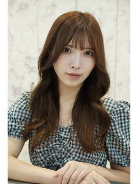 ルームバイシー 新宿(Loom. by Sea) 韓国小顔ヘア×ココアブラウン【韓国/韓国ヘア/ワンホンヘア】