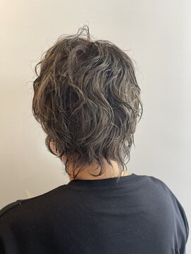 ピュアソウル(Pure Soul) ニューヨークドライカット×ハイライト×ウルフショート